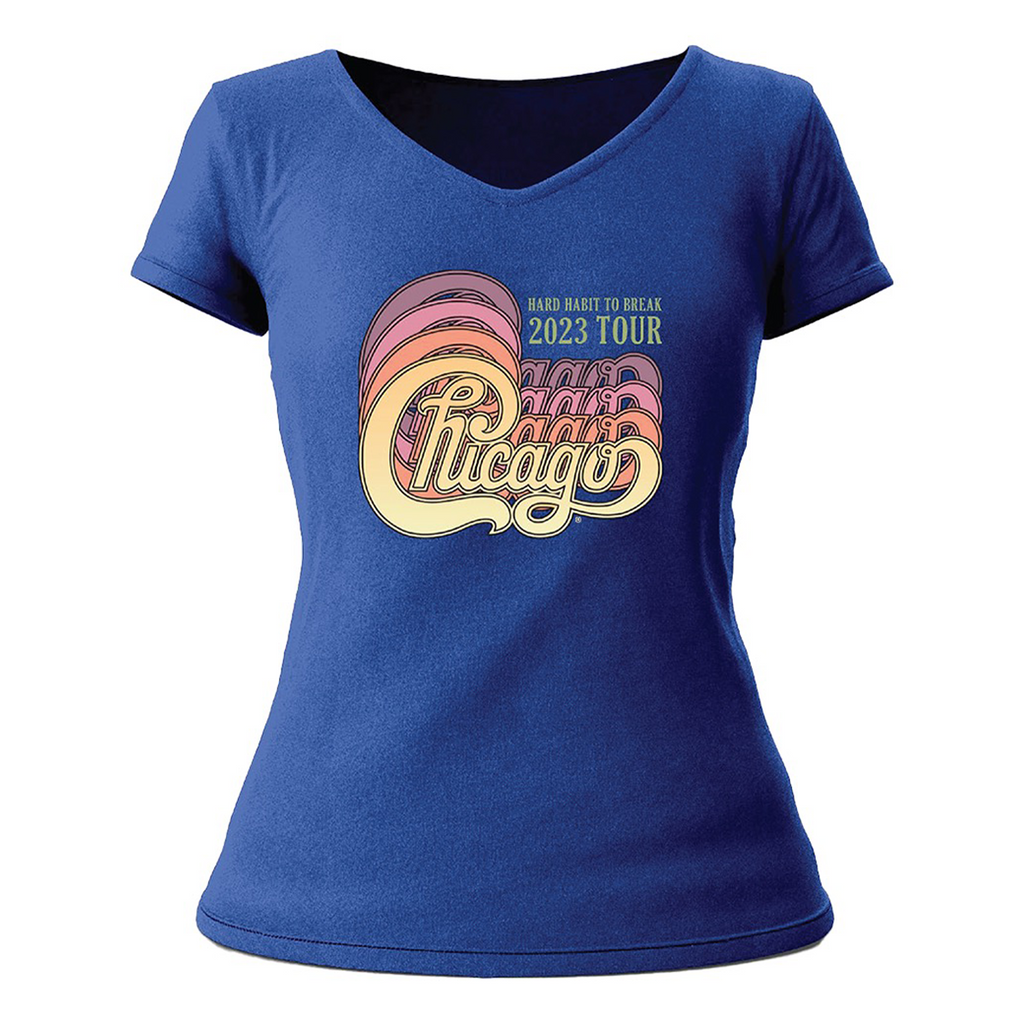 Chicago T-Shirt, Chicago Band Logo Black T-Shirt, Soft Rock Merchandise